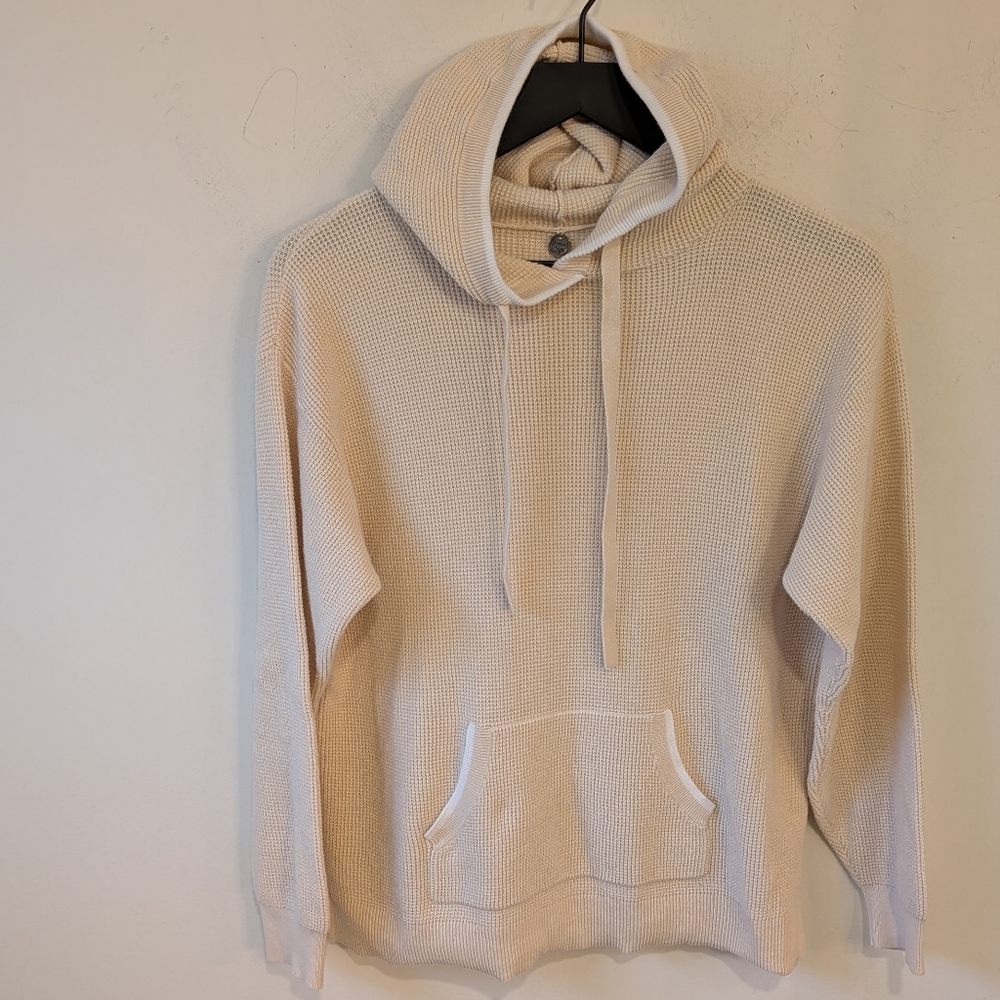 Margaret O'Leary Cream Hooded Sweater